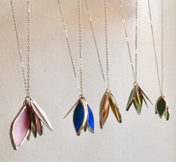 Modern Stain Glass Bird Necklace – OfelWay