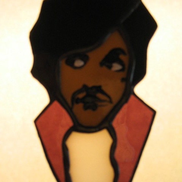 Stained Glass PRINCE Night light by Glass Action