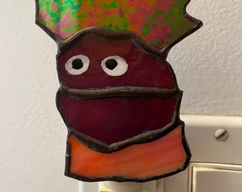 Stained Glass Roosevelt Franklin Night Light by Glass Action