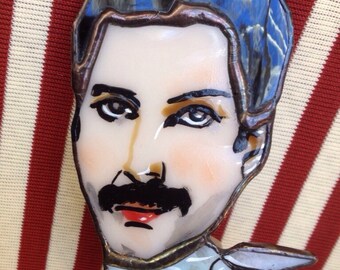 Freddy Mercury Tribute Night Light by Glass Action
