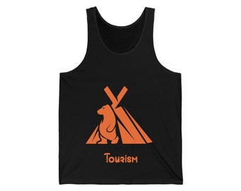 Tourism Bear - Unisex Jersey Tank