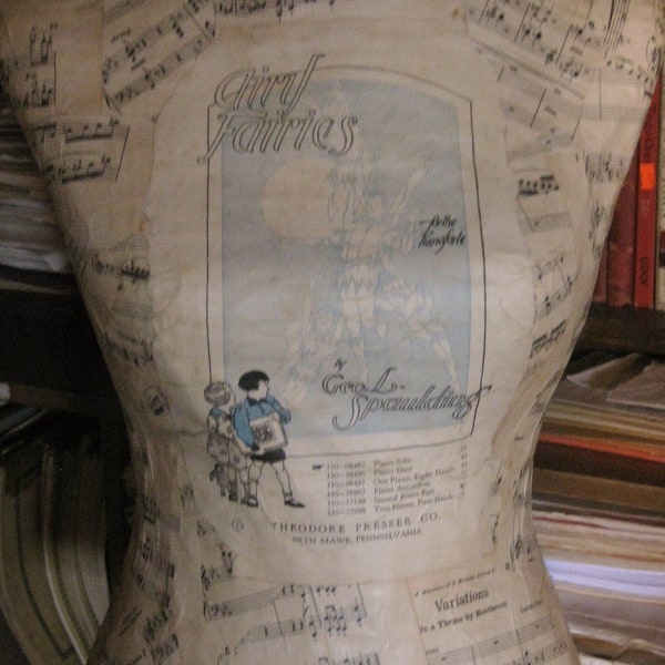 The Airy Fairy Paper Mache Dress Form