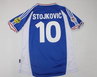 yugoslavia 2000 jersey shirt home stojkovic euro 2000