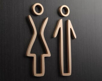 Luksusowy metalowy aluminiowy znak do łazienki, znak do toalety, znak do łazienki, znak do toalety, logo na drzwi, tabliczka na drzwi, oznakowanie drzwi