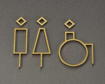 Luksusowy metalowy aluminiowy szyld do łazienki, szyld do toalety, szyld do łazienki, szyld do toalety, logo na drzwi, szyld na drzwi, szyld na drzwi, hotele, biura