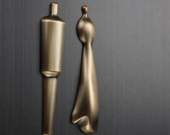 High-End Series 3D Metallschild Luxus, Waschraumschild, Toilettenschild, Badezimmerschild, Toilettenschild, Türlogoschild, Hotelschild