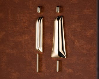 High-End Series Luxury Solid Brass Washroom Sign, Restroom Sign, Bathroom Sign, Toilet Sign, Door Logo, Signage, Wall mount, mirror finish