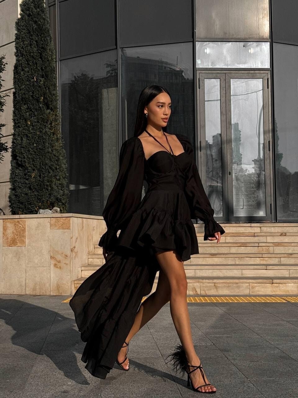 Summer dresses short in front long in back sale