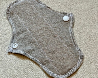 7.5" Linen Topped Pantyliner - Washable Cloth Menstrual Pad