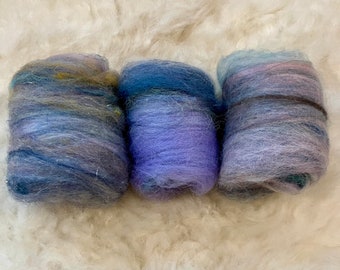 Set of 3 Itty Bitty Fibre Batts