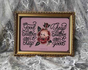 Traditional Tattoo Print Wall Art
