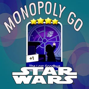 El último adiós Monopoly_Go _Sticker 4 estrellas - ÁLBUM DE STAR-WARS Entrega rápida y respuesta rápida