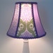 Romantic Lavender Shabby Chic Hexagon Bell Lamp Shade (READY TO SHIP!)