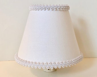 MADE TO ORDER White Shaded Night Light