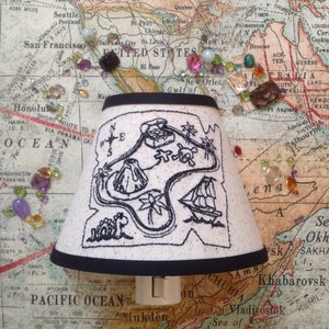 Veilleuse carte pirate sur commande