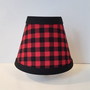 MADE TO ORDER Mad for Plaid Night Light (Red and Black)