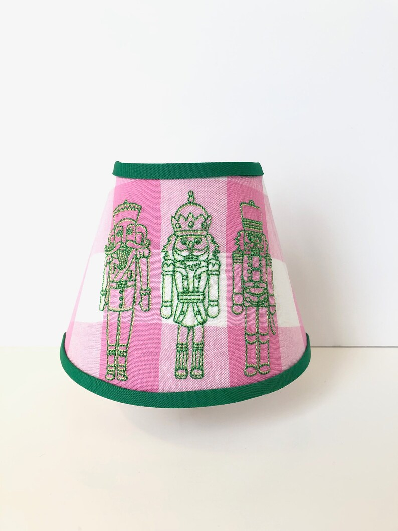 Pink and Green Christmas Nutcrackers Night Light Etsy