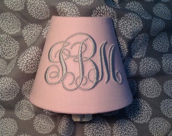 MADE TO ORDER Charlotte Monogrammed Night Light