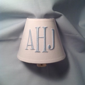 MADE TO ORDER Andrew Monogrammed Night Light (other colors available)