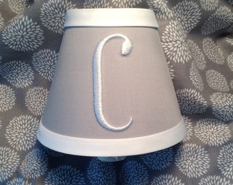 MADE TO ORDER Grant Monogrammed Night Light (other colors available for monogram/trim)