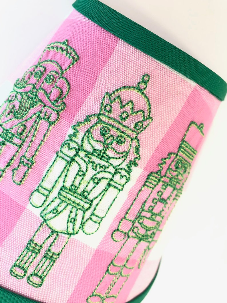 Pink and Green Christmas Nutcrackers Night Light Etsy