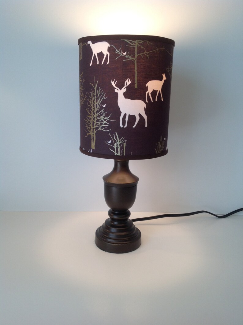 Brown Woodland Animals Lamp Shade Etsy