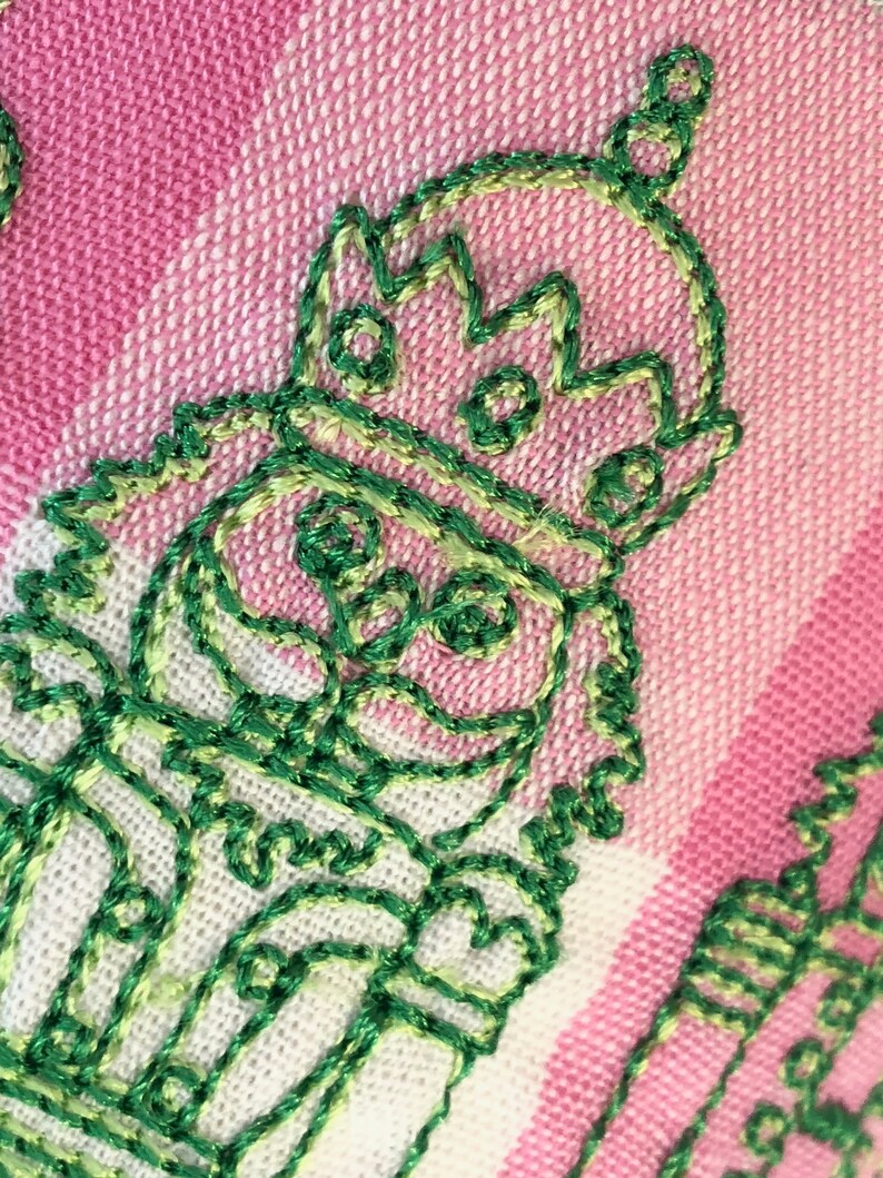 Pink and Green Christmas Nutcrackers Night Light Etsy