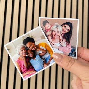 Photo Magnets for Fridge Picture Magnets Photo Print Custom Wallet Small Magnets for Refrigerator Decor Personalized Gift for Her Birthday