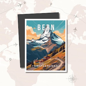 Imán para nevera de Suiza, recuerdo de viaje, imagen de paisaje urbano magnético, monumento coleccionable, aventura, recuerdo, set de decoración para el hogar