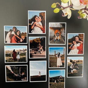 Photo Magnets Customized Magnets Fridge Photo Print Magnet for Birthday Gift For Mom Photo Printing Picture Magnets for Locker Decor