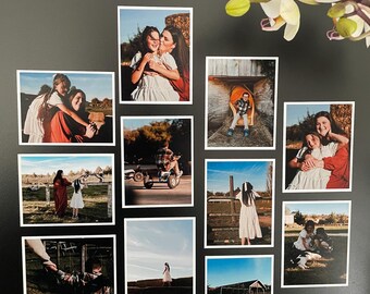 Photo Magnets Customized Magnets Fridge Photo Print Magnet for Birthday Gift For Mom Photo Printing Picture Magnets for Locker Decor