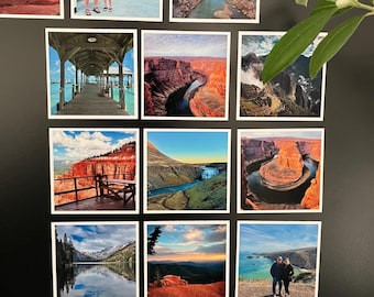 Aimants photo pour décoration de réfrigérateur Cadeaux d'appartement pour son 30e anniversaire Cadeau personnalisé Meilleure amie Impression personnalisée Collage photo