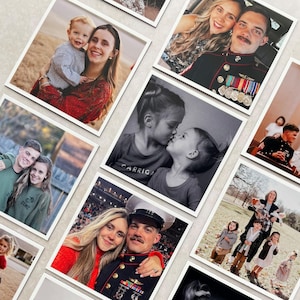 Photo Magnets for Family Personalized Picture Magnets Custom Magnets Fridge Photo Print Magnets Photo Decor Keepsake Personalized Logo Card