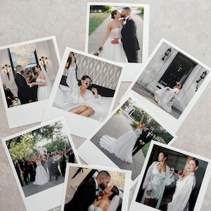 Custom Print Digital Photos Into Instant Photo Prints, Turn Special Moment Pet Family to Instant Photos, Personalized Decor for Wedding Gift