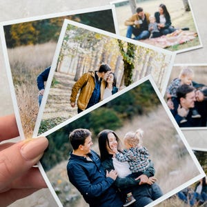 Photo Magnets for Birthday Gifts Custom Photo Magnet Photo Print Personalized Magnets Engagement Gifts for Her Birthday Family Photo