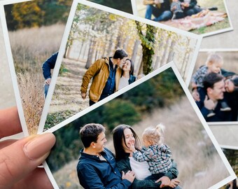 Magnets photo pour cadeaux d'anniversaire Magnets photo personnalisés Impression photo Magnets personnalisés Cadeaux de fiançailles pour son anniversaire Photo de famille