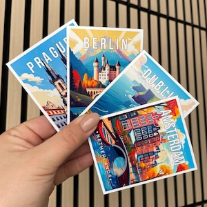 Imanes de recuerdo de viaje de Europa, países, ciudades emblemáticas, lugares de interés, imanes coleccionables, decoración, naturaleza, viajes, aventuras, regalos, recuerdos.
