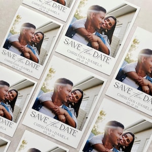 Save the Date Foto Magnet Benutzerdefinierte Hochzeitseinladungskarte Hochzeitsgeschenk Gedruckte Fotoeinladung Personalisierter Fotomagnet für Hochzeiten Gunst