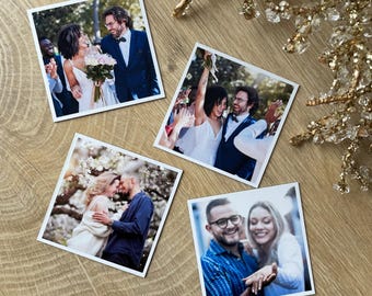 Foto Magnete Personalisierte Jahrestag Geschenk Kundenspezifisches Foto Einzigartiges Geschenk Hochzeitstag Paare Fotodrucke für Küche Kühlschrankmagnet