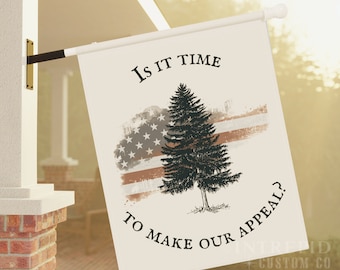 Appeal to Heaven Flag, Patriotic Porch Decor with Liberty Tree