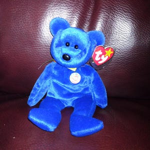 Rare Limited Edition Collector Club Clubby the Bear Ty Beanie Baby