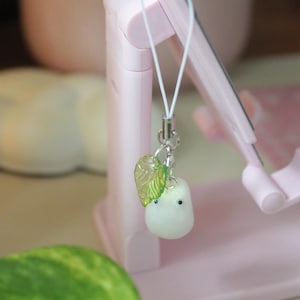 Chibi Totoro phone charm Studio Ghibli inspired, anime fanart gift kawaii
