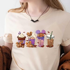 Mickey Pumpkins Shirt,Disney Halloween Tshirt,Disney Halloween Shirts, Disney Family Fall Shirts,Disney Pumpkin Gift Shirt,Disney Coffee Tee