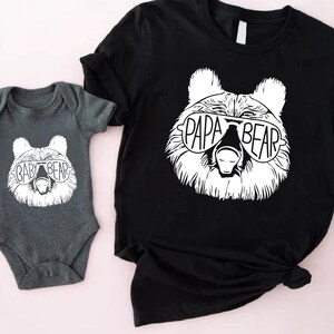Papa Bear Shirt, Cute Dad Tee with Family Bear Design, Father’s Day Gift Idea, Matching Family Outfit, Fun Dad Life Graphic Tee