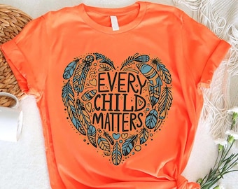 Every Child Matters Tee,Equality Shirt, Orange Day Gift,Orange Day Shirt, School Shirt,Indigenous Awareness,Kindness and Equality T-shirt