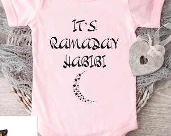 It's Ramadan Habibi Shirts, Islamic Toddler Tee, Islamic Baby Gift Bodysuit,Muslim Baby Outfit, Kids Ramadan Tee, Muslim Kids Ramadan Tshirt