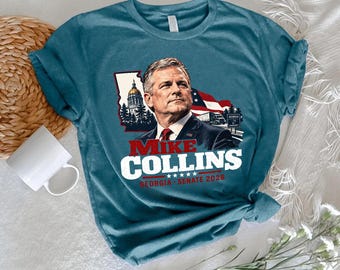 Mike Collins 2026 Shirt, Georgia Senate Tee, GA Election 2026 T-Shirt, Georgia Political Shirt, Campaign Style Graphic Tee