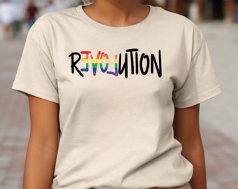 Revolution Shirt,Love Shirt,Love Wins Shirt, Love Is Love Tee, Pride Gift, Pride Month Shirt, LGBT Shirt, Equality Shirt,LGBT Gift,Pride Tee