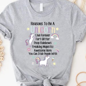 Unicorn Humor Shirt, Unicorns Are Real Tshirt, Magical Unicorn Gift, Whimsical Shirt for Unicorn Fans, Mothers Day Gift for Unicorn Lovers