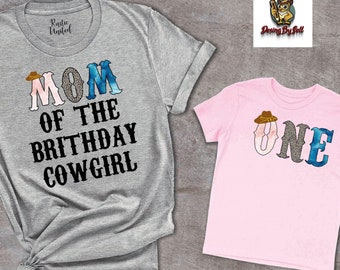 Birthday Girl Party Gift,Birthday Girl Tshirt, Matching Family Birthday Shirts,Kids Birthday Tee,Cowgirl Birthday Shirt,Birthday Squad Shirt